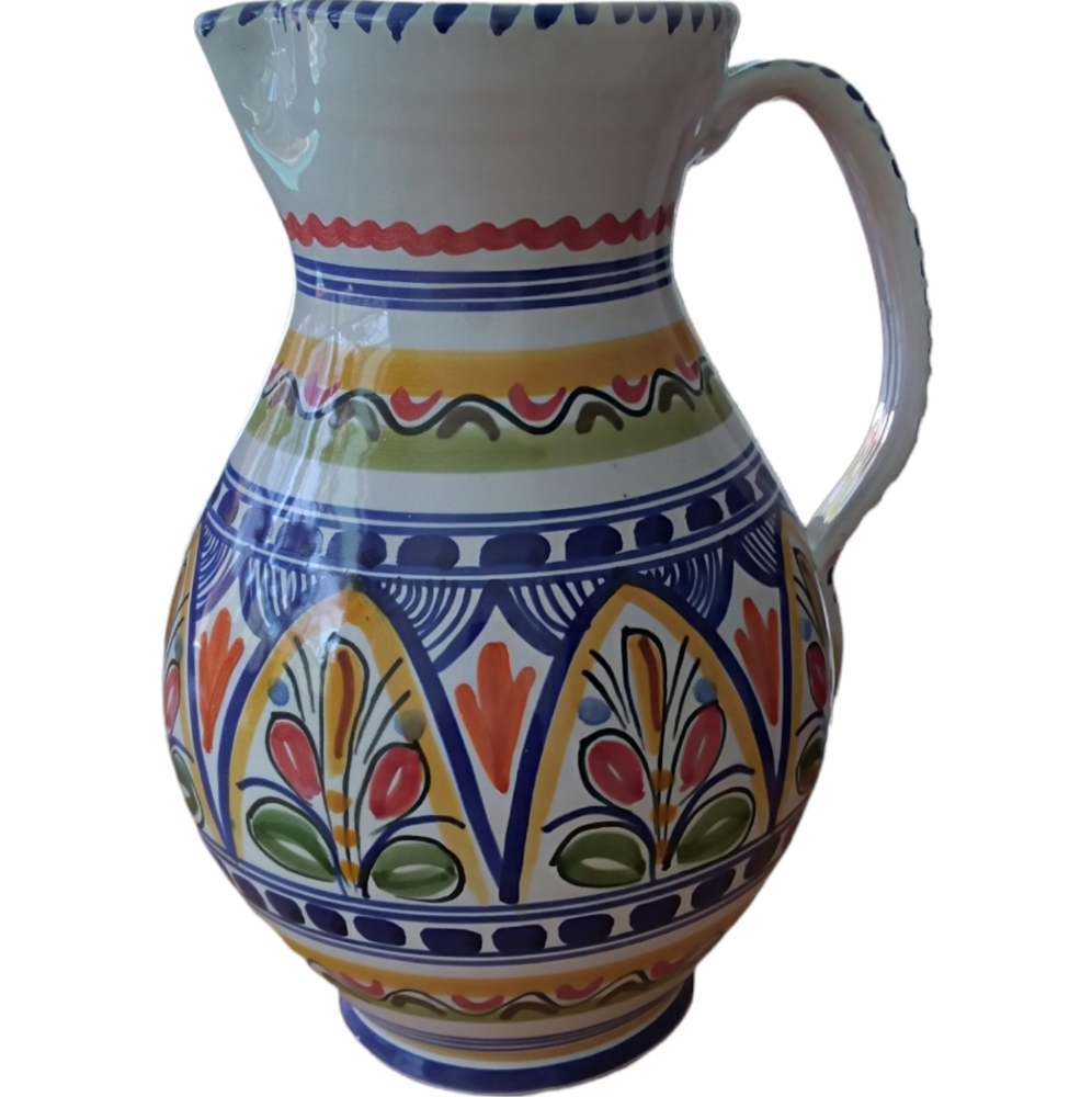 Ceramica De La Cal Sangria Pitcher - Picture 1 of 10